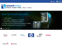 Tablet Screenshot of networkbrokers.com.au
